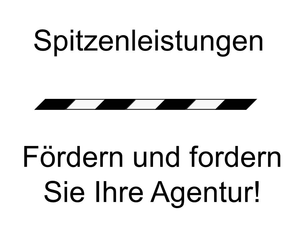 Infografik zum Thema "Agentur challengen"